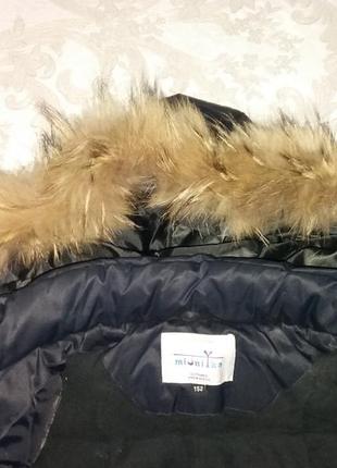 Парка куртка подовжена стильна єнот