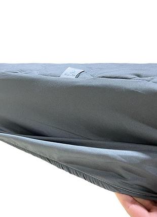 Наматрасник стеганный 180*190 defender standart тм family sleep серый