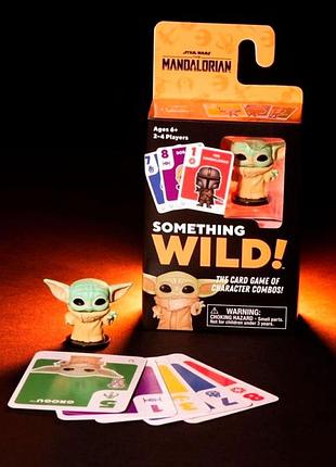 Карточная игра "мандалорец грогу" something wild funko с фигуркой от 6 лет