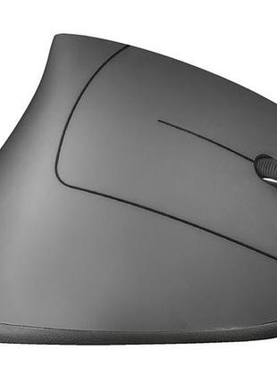 Мишка бездротова вертикальна комп'ютерна supmango 1600 dpi 6 кнопок чорна
