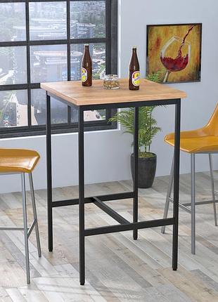 Барний стіл бруно loft design дуб крафт золотий