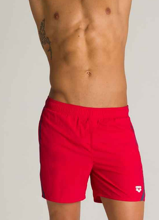 Мужские пляжные шорты arena m boracay boxer red-shark-white