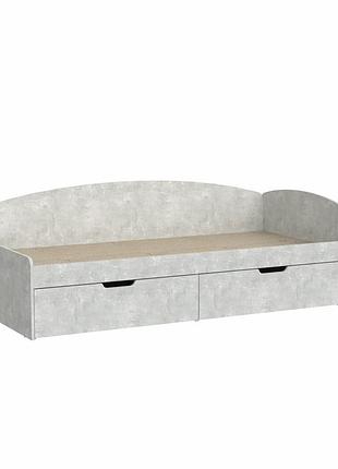Кровать-90+2с с лдсп 90*200 ателье светлый