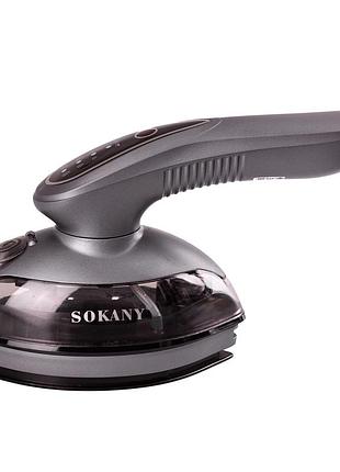 Відпарювач sokany steam iron 1600w відпарювач для одягу ручний