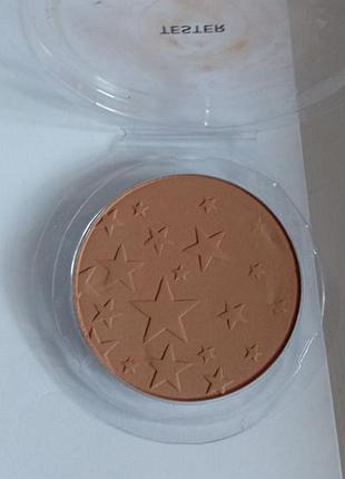 Новый тестер матовый бронзер для лица lottie london matte powder bronzer light medium