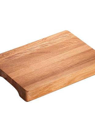 Кухонная разделочная доска деревянная 35×25 см прямоугольная