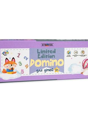 Детская настольная игра "домино limited edition" 28 карточек 3+