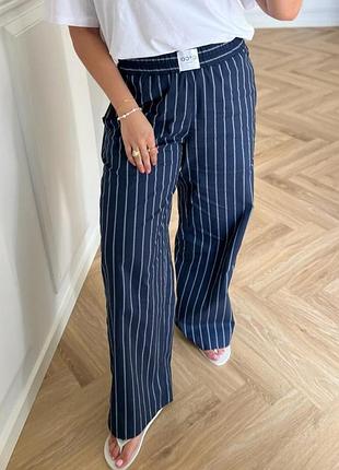 Широкие брюки на резинке co’ couture