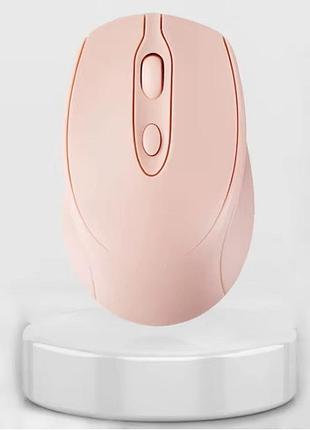 Мышка аккумуляторная беспроводная xiaomi sensitive bluetooth mouse 2.4g dual-mode pожевая