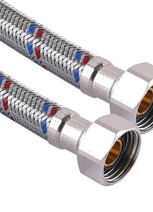 Шланг нержавеющая сталь solomon 1/2″х1/2″ вв 0,8м hs30