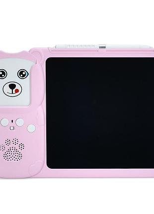 Детский игровой планшет для рисования lcd экран розовый