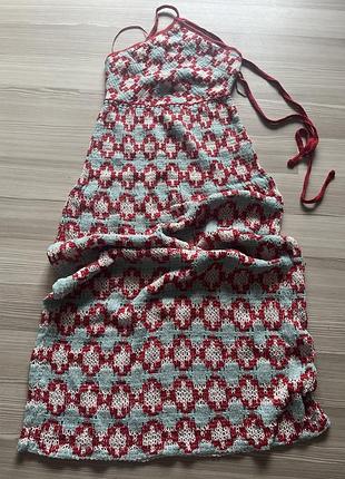 Сукня плетена розмір s орігінад zara ,нова ,але без бірки, ні разу не одягнена ,тягнеться