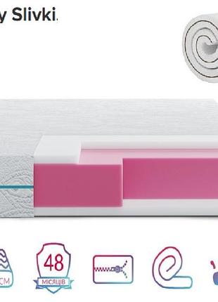 Матрас ортопедический 22см 140*200 highfoam zephyr lazy slivki (вакуумное скручивание)
