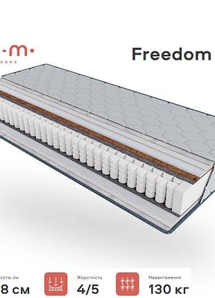 Матрас freedom 2в1 18см 80*200 фридом 2в1 (pocket + кокосовая койра)
