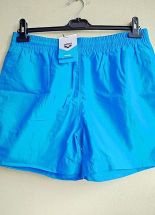Мужские пляжные шорты arena m boracay boxer black-white-turquoise
