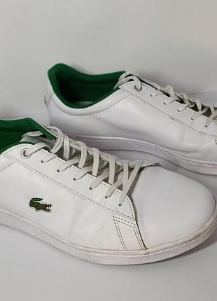 Кожаные кеды lacoste hydez 119 / 47 размер