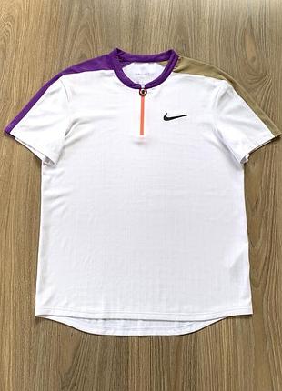 Мужская спортивная теннисная футболка nike court breathe slam