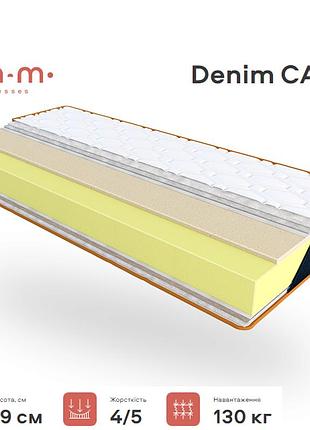 Матрац capri 19см 90*200 капрі denim (піна+піна пам'яті)