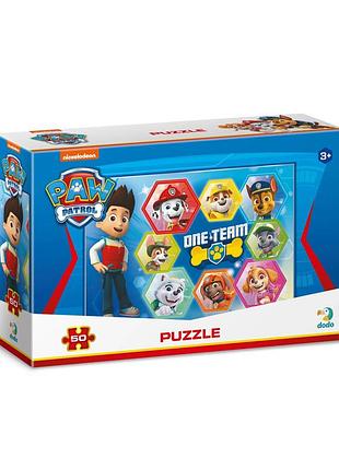 Детские пазлы paw patrol "одная команда" 50 элементов 31 × 45 см