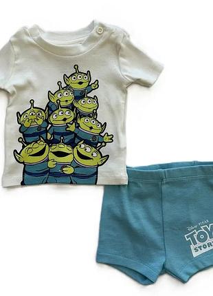 Пижама (комплект) primark на мальчика / футболка + шорты / 15068