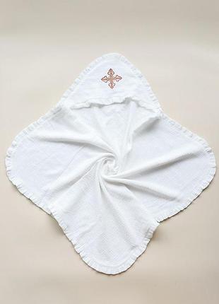 Крижма муслінова magbaby letty молочний 133251 (4821000344392)