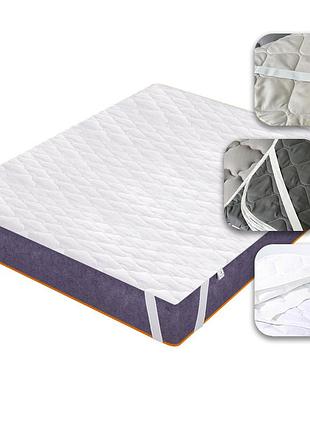 Наматрасник стеганный 180*190 defender light тм family sleep