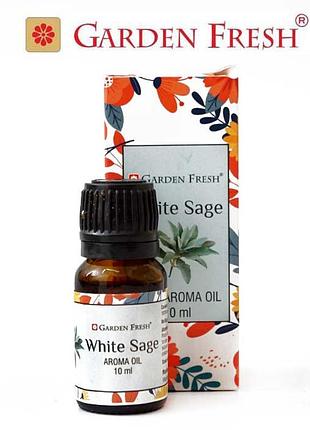 Ароматическое масло белый шалл garden fresh white sage oil 10ml.