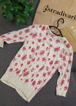 Кофта на гудзиках, джемпер, кардиган в квітковий принт new look2 фото