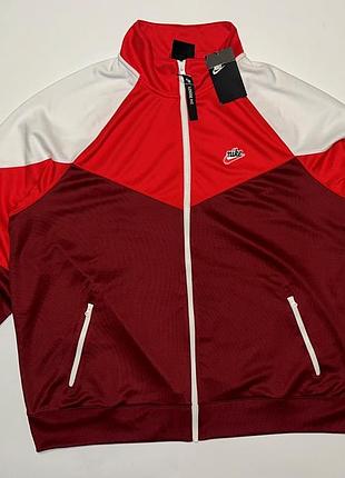 Олимпийка, зипка, кофта nike multi nsw he wr jacket red 3
