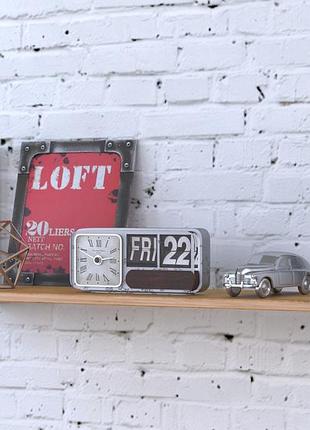 Полка pl-1-18 loft design дуб крафт золотой 92 см черный