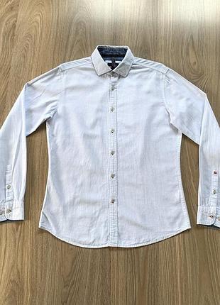 Мужская хлопковая рубашка cinque slim fit