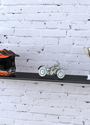 Полка pl-1-18 loft design венге луизиана 112 см черный