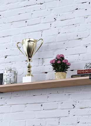 Полка j-18 loft design дуб крафт золотой 100 см