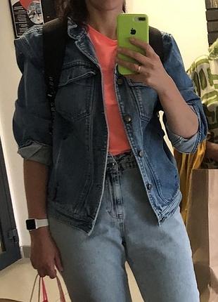 Джинсова куртка джинсовка elpico унісекс оверсайз