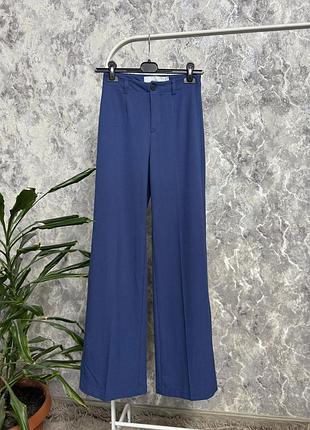 Брюки жіночі bershka брюки палаццо 36 сині брюки