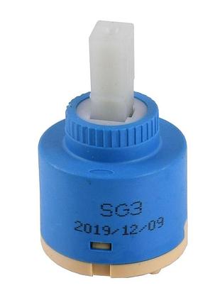 Ncv-01-d40-(sg-3)-картридж для змішувача ф.40 - короткий, пластик шток