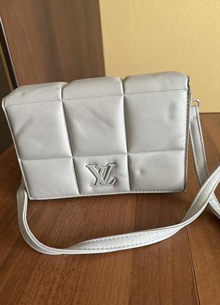 Женская сумка louis vuitton кросс- боди квадраты