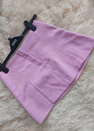 Короткая юбка с клиньями, бедровка zara, s