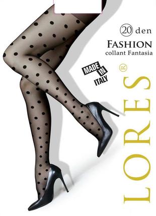 Колготки в горошки lores fashion 20 den
