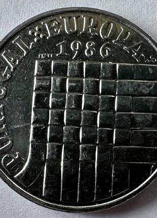 Португалія вступ до європейської економічної спільноти 1986 рік монети світу