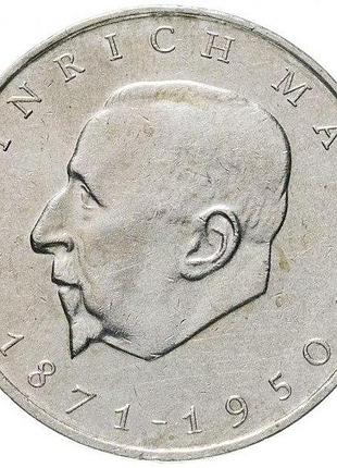 Німеччина - ндр 100-та річниця - народження генріха манна 20 марок 1971 рік монети світу