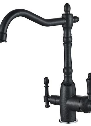 Смеситель для кухни под осмос globus lux lazer gllr-1000-1-onix