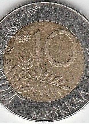 Фінляндія 10 марок 1993 рік монети світу