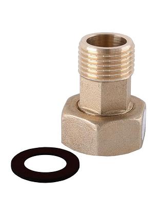 Штуцер с накидной гайкой 1/2″ для водомера professional nv-qp (1520) 1 штука
