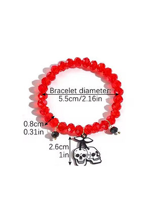 Браслет y2k черепи 4