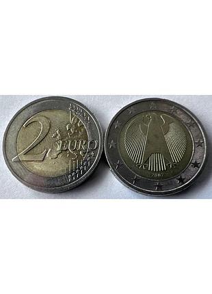Германия 2 евро 2002 год монеты евросоюза
