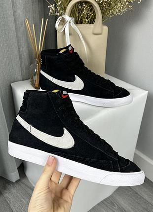 Оригінальні унісекс кросівки nike blazer mid 77suede