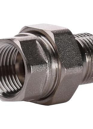 Сгон-американка прямой professional 1″ никель qp160