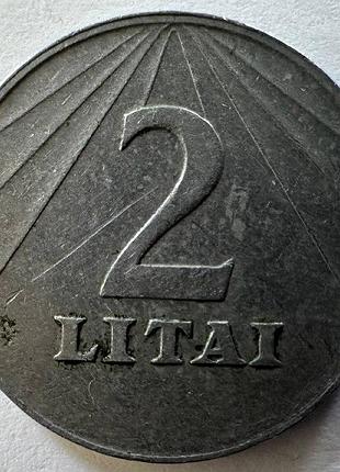 Литва 2 лета 1991 год монеты мира