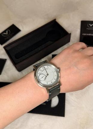 Чоловічий годинник flagman & co handmade механіка вінтаж преміум аксесуар майже новий ідея подарунка стильний класичний дизайн часи часы мужские